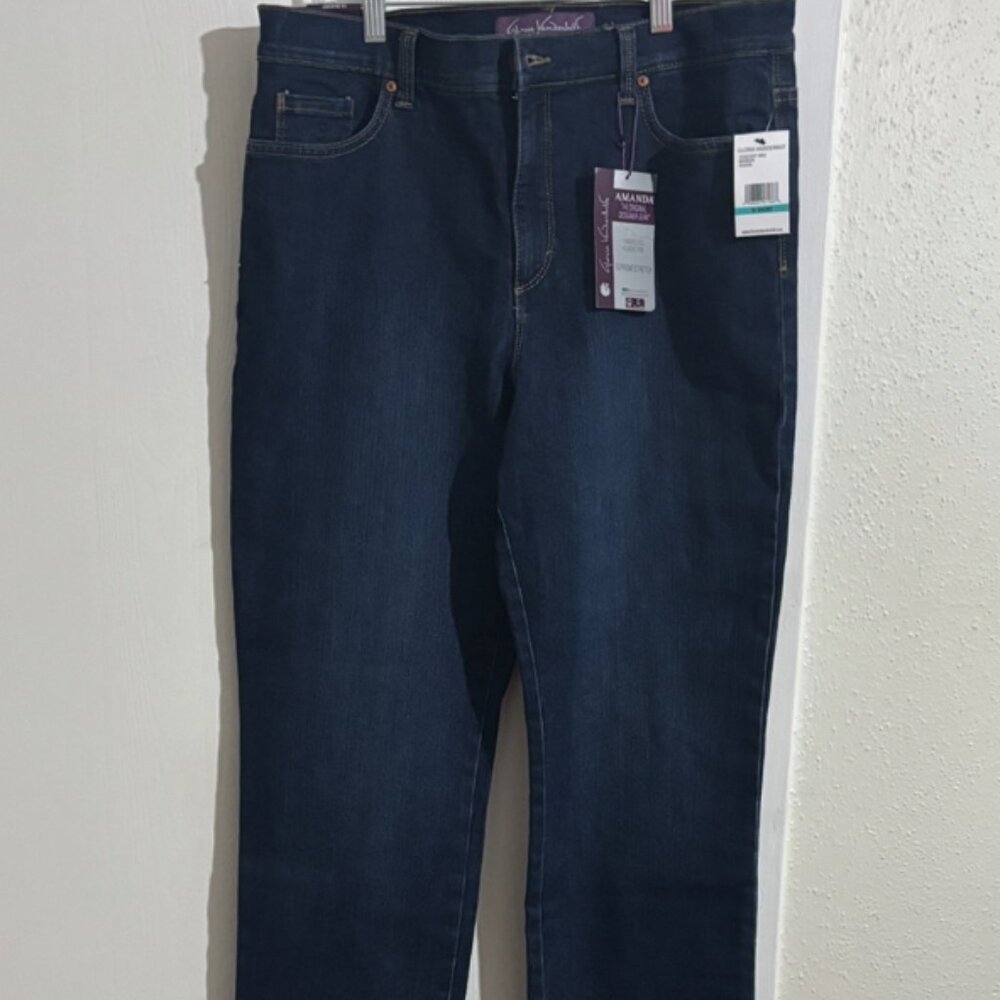 Gloria Vanderbilt Amanda Jeans Size 16 Short Classic Rise